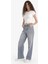 90's Wide Leg Yüksek Bel Uzun Jean Yıkamalı Pantolon F6336AX25HS 10