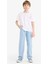 Erkek Çocuk Beli Lastikli Düz Paça Jean Pantolon F6899A825SM 8