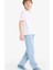 Erkek Çocuk Beli Lastikli Düz Paça Jean Pantolon F6899A825SM 10