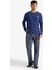Pijama Takımı Regular Fit Uzun Kollu Üst Kareli Uzun Alt D0040AX25WN 8