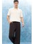 %100 Pamuk Polo Yaka Kısa Kollu Triko Tişört F7133AX25SM 11