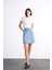 Mini Jean Şort Etek F7503AX25SM 7
