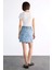 Mini Jean Şort Etek F7503AX25SM 12