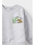 Erkek Bebek Bisiklet Yaka Dinozor Baskılı İçi Yumuşak Tüylü Sweatshirt F5020A525AU 11