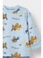 Erkek Bebek 4'lü Pijama Takımı Uçak Baskılı Uzun Kollu Penye Üst Uzun Alt F7200A525AU 12