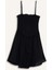 Coool Askılı Vual Mini Siyah Elbise F7671AX25SM 14