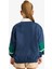 Kız Çocuk Relax Fit Polo Yaka Baskılı Okul Sweatshirt F7584A825AU 16