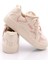 Kadın Sneakers Ayakkabı Düz Tabanlı Pudra 9