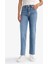 Comfort Straight Yüksek Bel Bilek Boy Jean Yıkamalı Pantolon D8155AX25AU 10