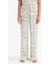 Pijama Takımı Regular Fit Viskon Desenli Kısa Kollu Üst Uzun Alt-Fall in Love F7556AX25AU 13