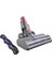 Turbo Elektrikli Motorlu Fırça Dyson V7 V8 V8 V10 V11 V15 Halı Karo Sert Zemin Için LED Işık ile Fırça Temizleyici Kafa (Yurt Dışından) 4