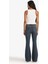 Mia Flare Fit Normal Bel Uzun Jean Yıkamalı Pantolon F5536AX25AU 14