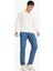 %100 Pamuk Tapered Fit Daralan Paça Jean Pantolon F8016AX25AU 12