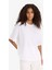 Oversize Geniş Kalıp Bisiklet Yaka Basic Düz Penye Kısa Kollu Tişört C0099AX25AU 9