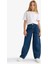 Kız Çocuk Baggy Fit Geniş Paça Jean Pantolon F7166A825AU 14