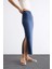 Slim Fit Dar Kesim Yırtmaçlı Midi Etek F8335AX25SM 14