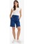 Regular Fit Beli Lastikli Düz Paça Bermuda Şort N7439AZ25AU 7