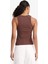 Slim Fit Dar Kesim Bisiklet Yaka Fitilli Kaşkorse Atlet F4994AX25AU 14