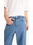 %100 Pamuk Tapered Wide Leg Fit Geniş Paça Jean Yıkamalı Pantolon F8397AX25AU 13