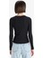 Slim Fit Dar Kesim Basic Düz Fitilli Kaşkorse Uzun Kollu Tişört E5767AX25AU 11