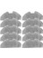 10PCS Eufy X8 Pro Serie X8 Pro Ses Robot Vakum Süpürge Yedek Yedek Yıkanabilir ve Yeniden Kullanılabilir Mop Bezi (Yurt Dışından) 1