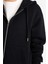 Relax Fit Kapüşonlu Basic Düz Kalın Fermuarlı Sweatshirt C1809AX25AU 13