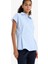 Fitted Poplin Kısa Kollu Gömlek 11