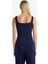 Slim Fit Dar Kesim Basic Düz Yuvarlak Yaka Fitilli Kaşkorse Atlet E5540AX25AU 14