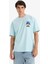 %100 Pamuk Boxy Fit Bisiklet Yaka Baskılı Kısa Kollu Tişört F4533AX25SM 10