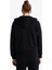 Relax Fit Kapüşonlu Basic Düz Kalın Fermuarlı Sweatshirt C1809AX25AU 14