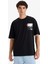 %100 Pamuk Boxy Fit Bisiklet Yaka Baskılı Kısa Kollu Tişört F8555AX25HS 10