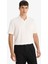 Regular Fit Polo Yaka İnce Dokulu Kısa Kollu Tişört F8477AX25AU 9