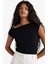 Slim Fit Dar Kesim Degaje Yaka Bluz F7298AX25AU 9