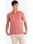 Regular Fit Polo Yaka İnce Dokulu Kısa Kollu Tişört F8477AX25AU 9