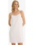 Regular Fit U Yaka Vual Askılı Gecelik-Fall in Love F8929AX25HS 8
