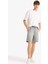Relax Fit Jean Bermuda Şort F8936AX25SM 7