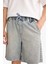Relax Fit Jean Bermuda Şort F8936AX25SM 11