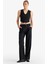 Wide Leg Fermuarlı Yüksek Bel Standart Boy Pantolon E7238AX25AU 10