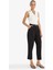 Carrot Fit Cep Detaylı Yüksek Bel Düz Paça Gabardin Pantolon F7446AX25AU 8