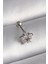 Bfs 316L Çelik Gümüş Renk Zirkon Taşlı Yıldız Model Tragus Piercing 1
