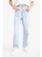 Baggy Fit Geniş Kalıp Geniş Paça Jean Yıkamalı Pantolon F9821AX25SM 10