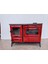 MF079 Model Dorello Kuzine Kırmızı SOBA40 cm Fırınlı Soba Aden Model 1
