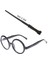 Bfs Nessiworld Harry Potter Asası 30 cm ve Siyah Çerçeveli Harry Potter Gözlüğü Seti 2