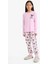 Kız Çocuk Kuromi Pijama Takımı Uzun Kollu Üst Uzun Alt F7358A825AU 7