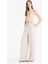 Wide Leg Cepli Yüksek Bel Standart Boy Keten Karışımlı Pantolon F5024AX25AU 8