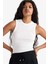 Slim Fit Dar Kesim Basic Düz Bisiklet Yaka Fitilli Kaşkorse Atlet F8721AX25AU 7