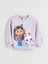 Bisiklet Yaka Gabby's Dollhouse Baskılı Kız Çocuk Sweatshirt ve Tayt (W5) 2