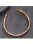Xuping Çelik Bileklik Zirkon Taşlı Işıltılı Rose Gold Renk Ayarlanabilir Kadın Bileklik Shine Modeli 1