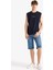 Boxy Fit Baskılı Bisiklet Yaka Atlet G0021AX25HS 10