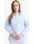 Regular Fit Oxford Uzun Kollu Tunik G0060AX25AU 9